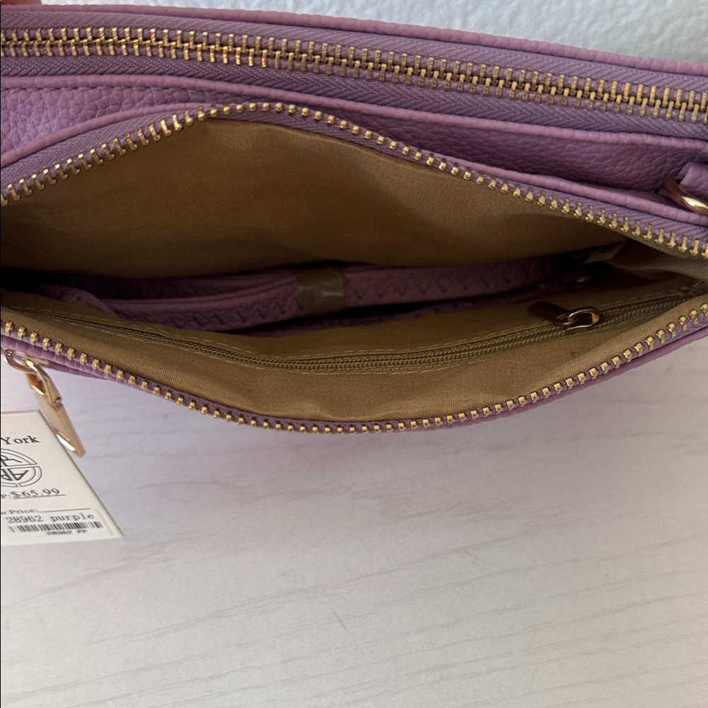 AR New York Lavender Crossbody Bag - Picture 5 of 6